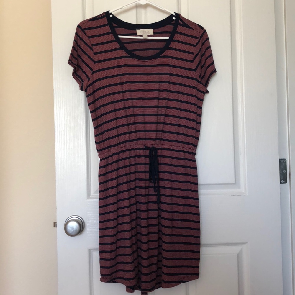 Olive & Oak Jersey Knit Short Sleeve Dress